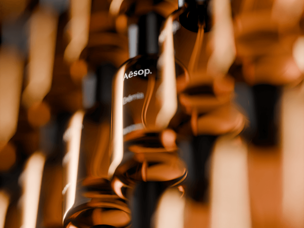 Aesop perfume bottle still render